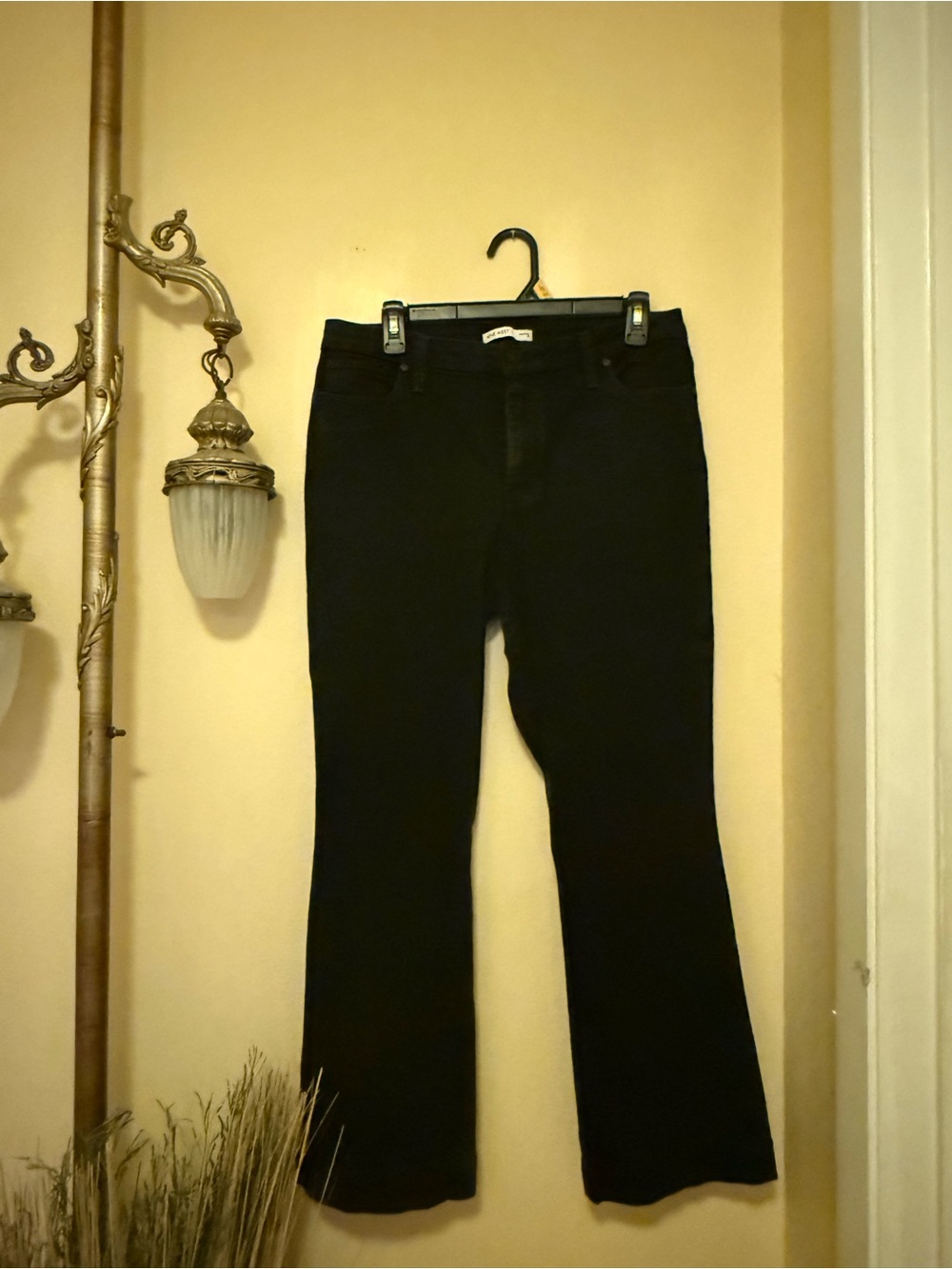 Nine West Black Flare Jeans - Classic Women's Wide Leg